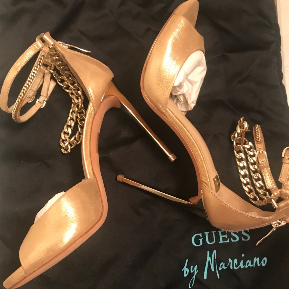 Marciano Gold Heels